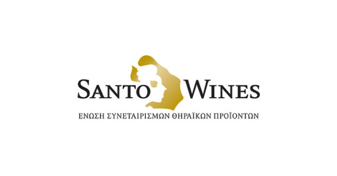 Λογότυπο Ένωσης Συνεταιρισμών Θηραϊκών Προϊόντων SantoWines
