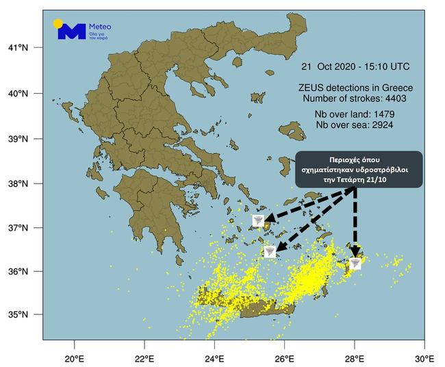 Χάρτης υδροστρόβιλων