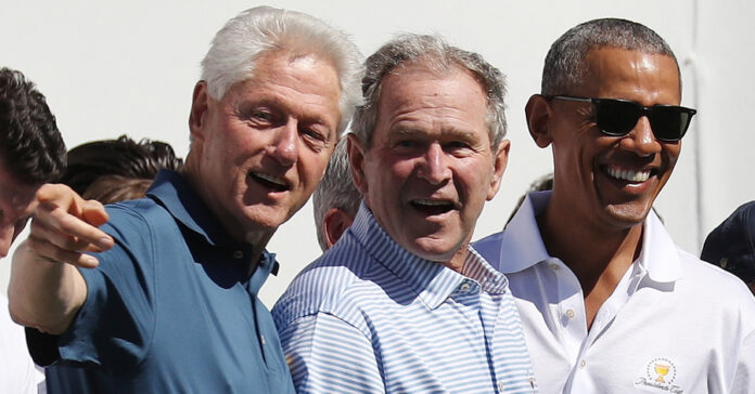 Obama, Clinton, Bush
